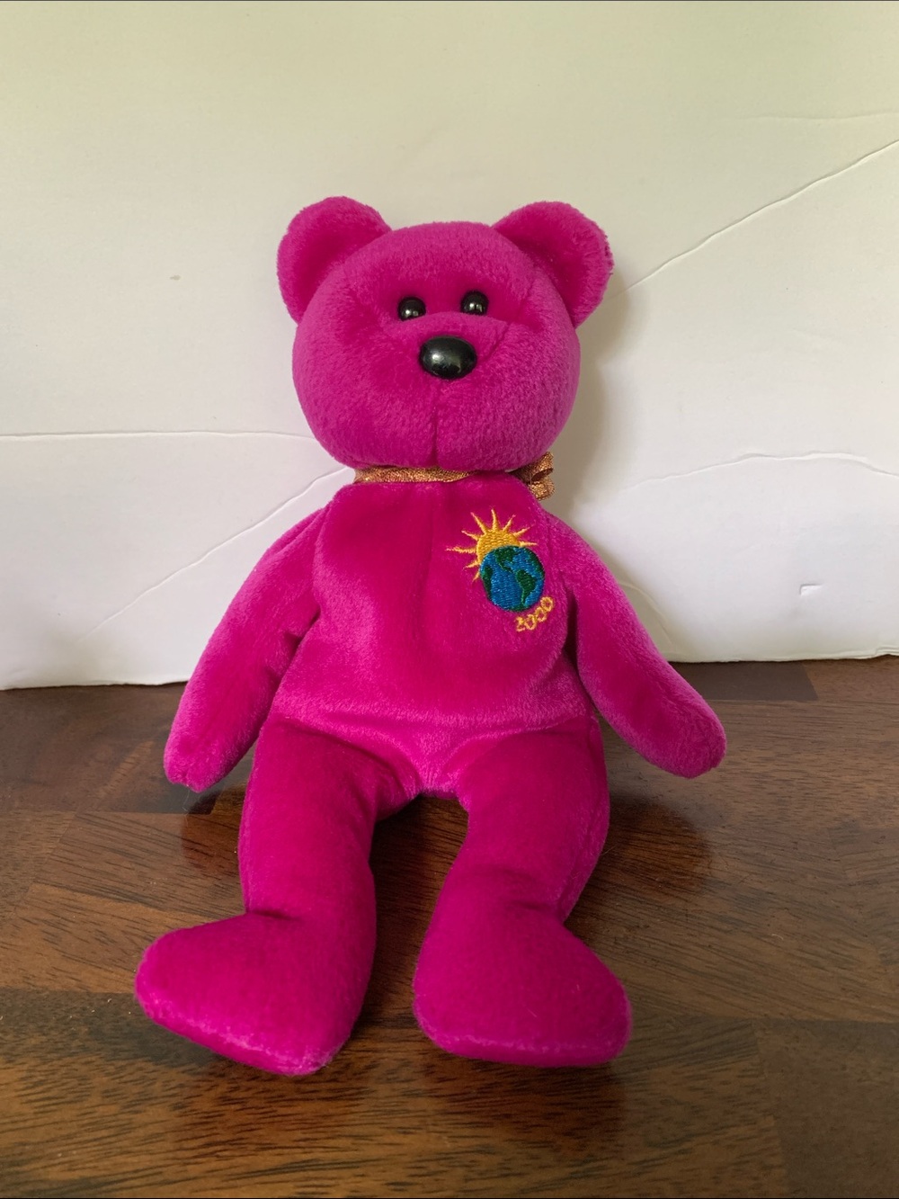 -Ty Beanie Baby Millennium bear 2000 Commemorative